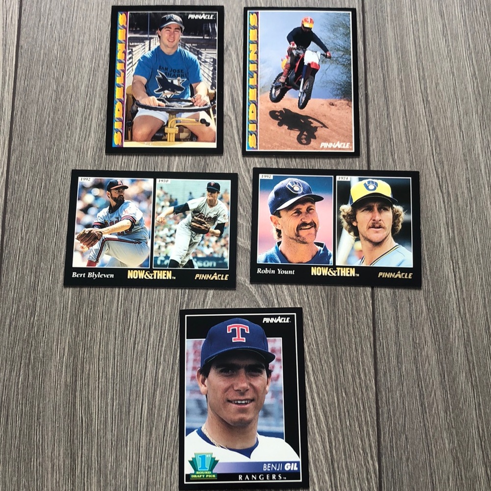 5 90s pinnacle cards